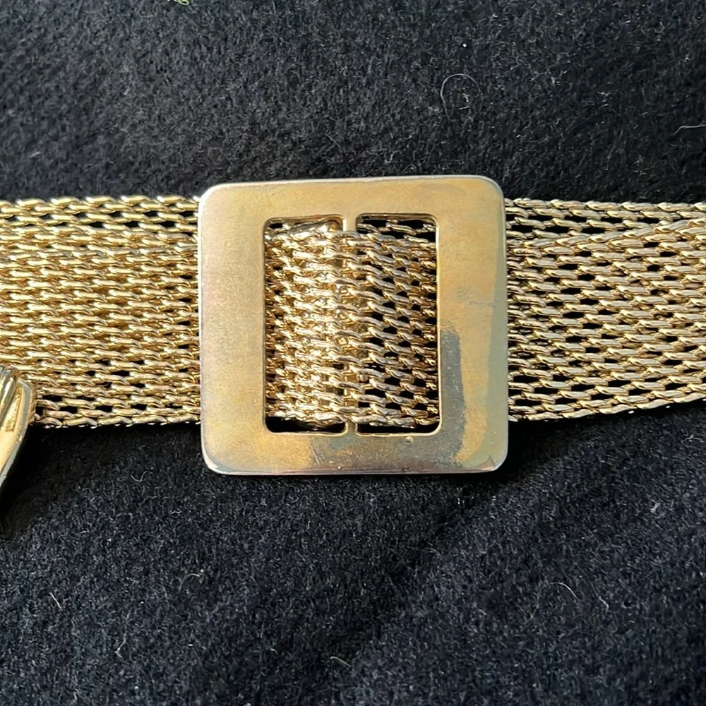 Cache vintage gold watchband chain belt - Picture 9 of 10